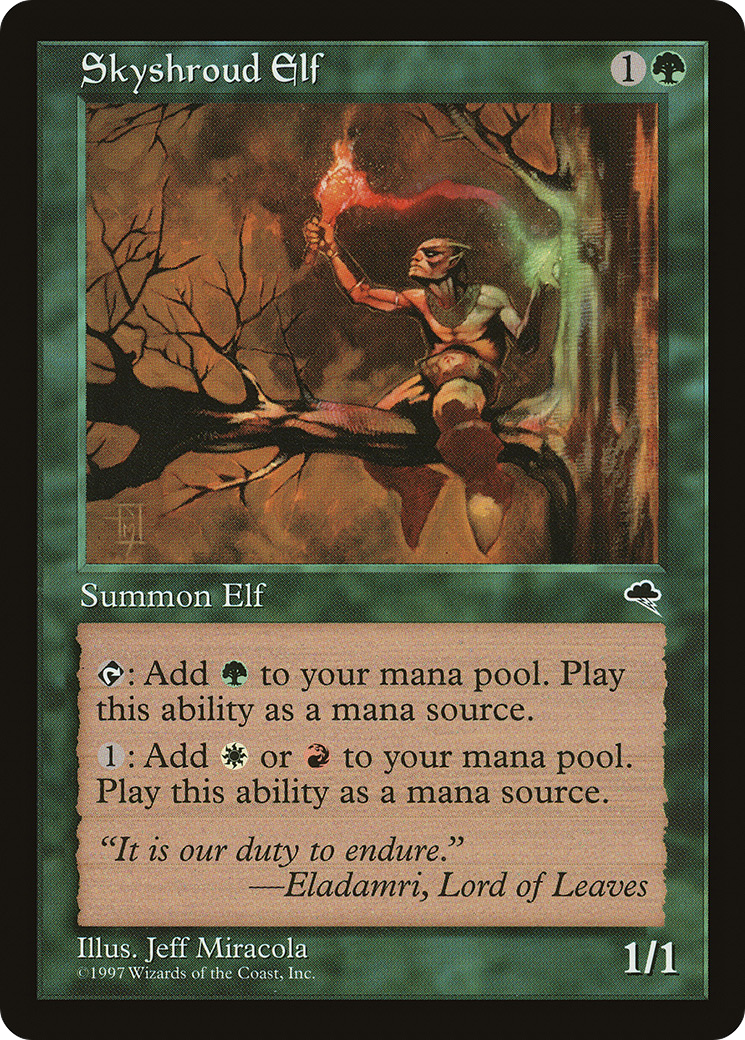 Skyshroud Elf [Tempest]-1
