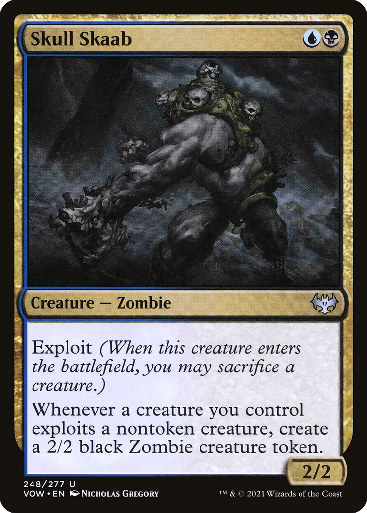 Skull Skaab [Innistrad: Crimson Vow]-1