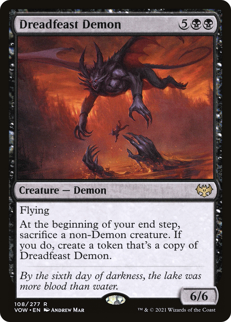 Dreadfeast Demon [Innistrad: Crimson Vow]-1