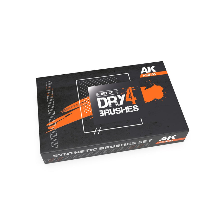 Ak Interactive - Brushes - Dry Brushes Set