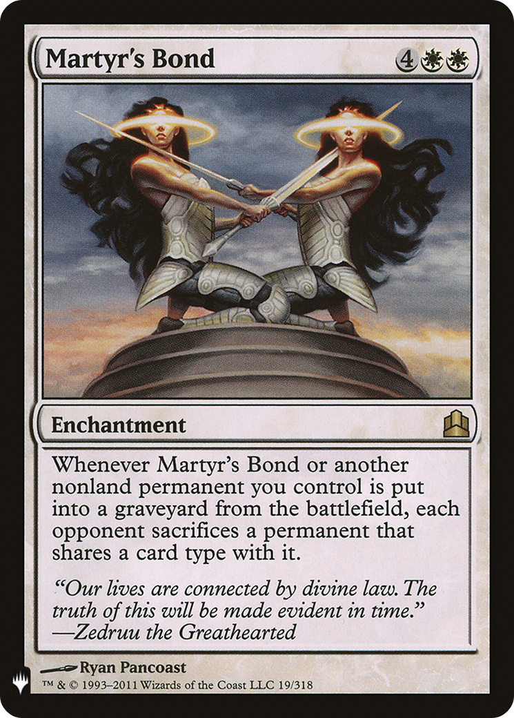 Martyr's Bond [The List]-1