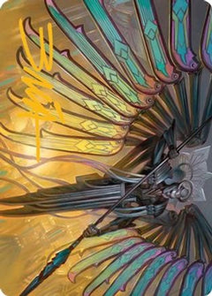 Paragon of Modernity Art Card (Gold-Stamped Signature) (ASSNC-035) - Art Series: Streets of New Capenna-1