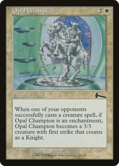 Opal Champion [Urza's Legacy]-1