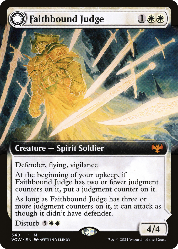 Faithbound Judge // Sinner's Judgment (Extended Art) [Innistrad: Crimson Vow]-3