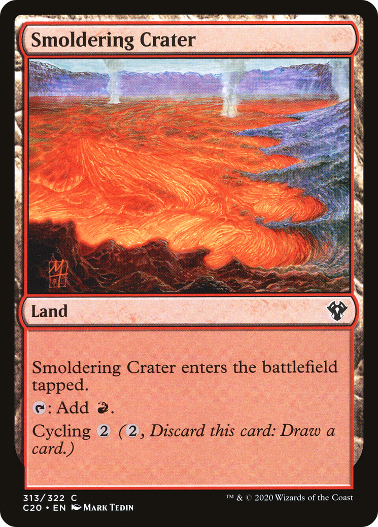 Smoldering Crater [Commander 2020]-1