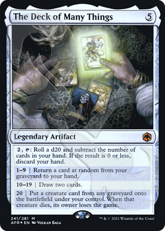 The Deck of Many Things (Ampersand Promo) [Dungeons & Dragons: Adventures in the Forgotten Realms Promos]-1