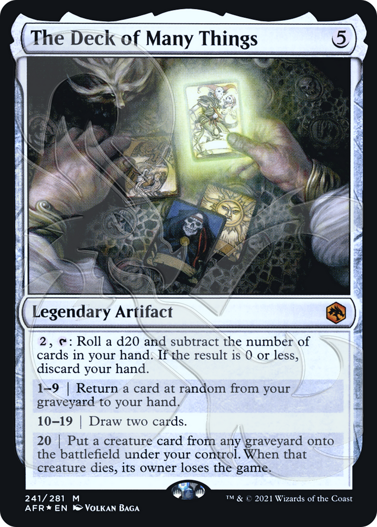 The Deck of Many Things (Ampersand Promo) [Dungeons & Dragons: Adventures in the Forgotten Realms Promos]-1