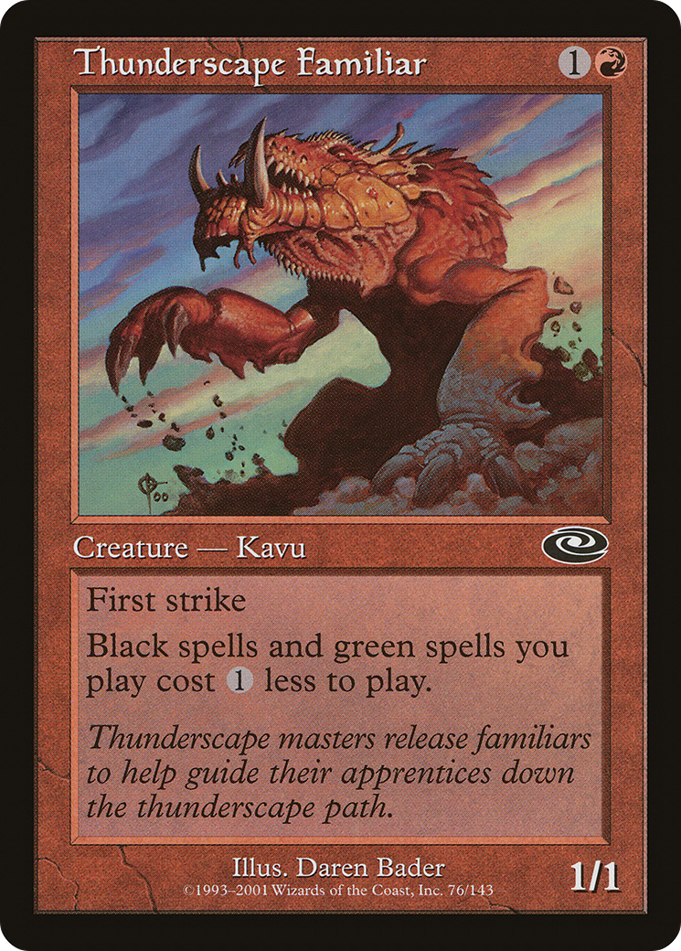 Thunderscape Familiar [Planeshift]-1