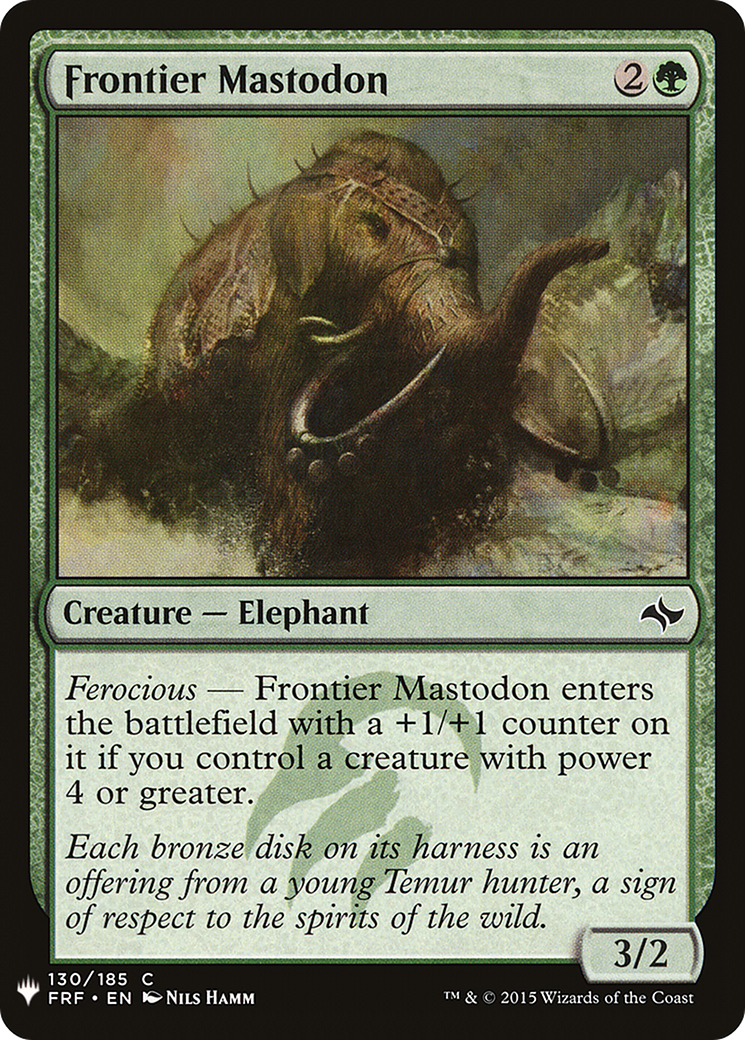 Frontier Mastodon [Mystery Booster]-1