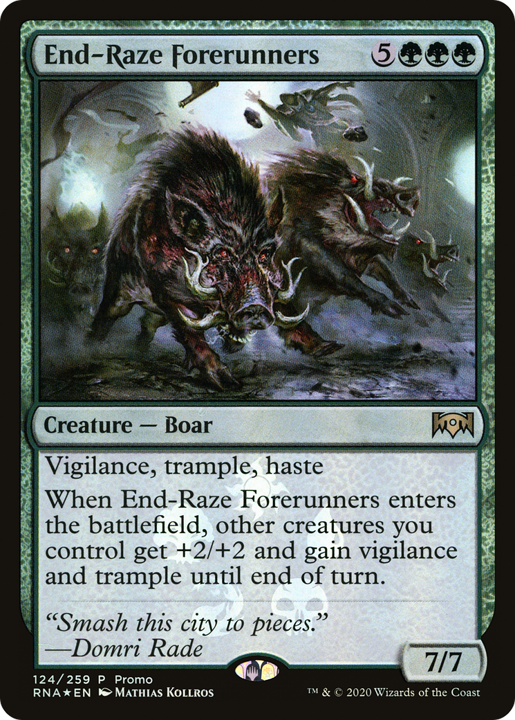 End-Raze Forerunners [Ravnica Allegiance Promos]-1