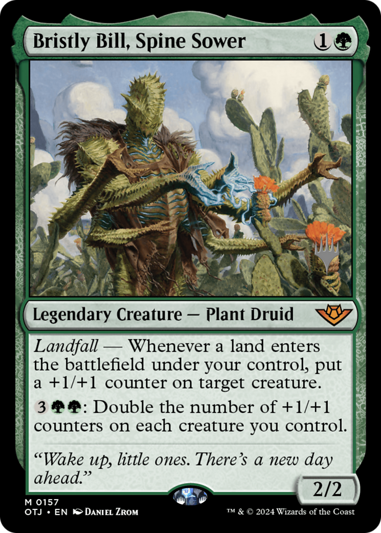 Bristly Bill, Spine Sower (Promo Pack) [Outlaws of Thunder Junction Promos]-1