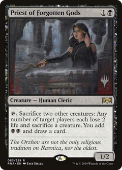 Priest of Forgotten Gods (Promo Pack) [Ravnica Allegiance Promos]-1