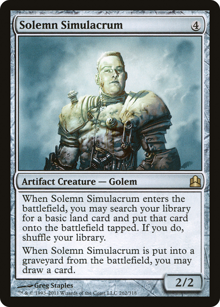 Solemn Simulacrum [Commander 2011]-1