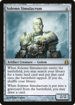 Solemn Simulacrum [Commander 2011]-1