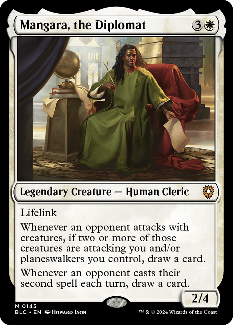 Mangara, the Diplomat [Bloomburrow Commander]-1