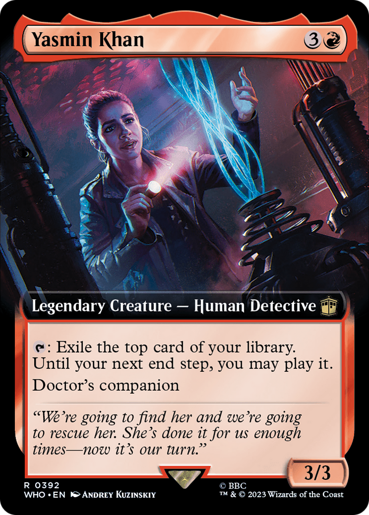 Yasmin Khan (Extended Art) (WHO-392) - Doctor Who: (Extended Art)-1