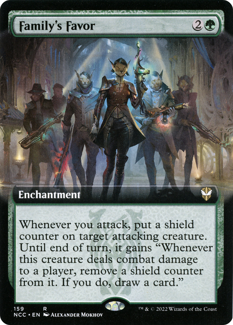 Family's Favor (Extended Art) [Streets of New Capenna Commander]-1