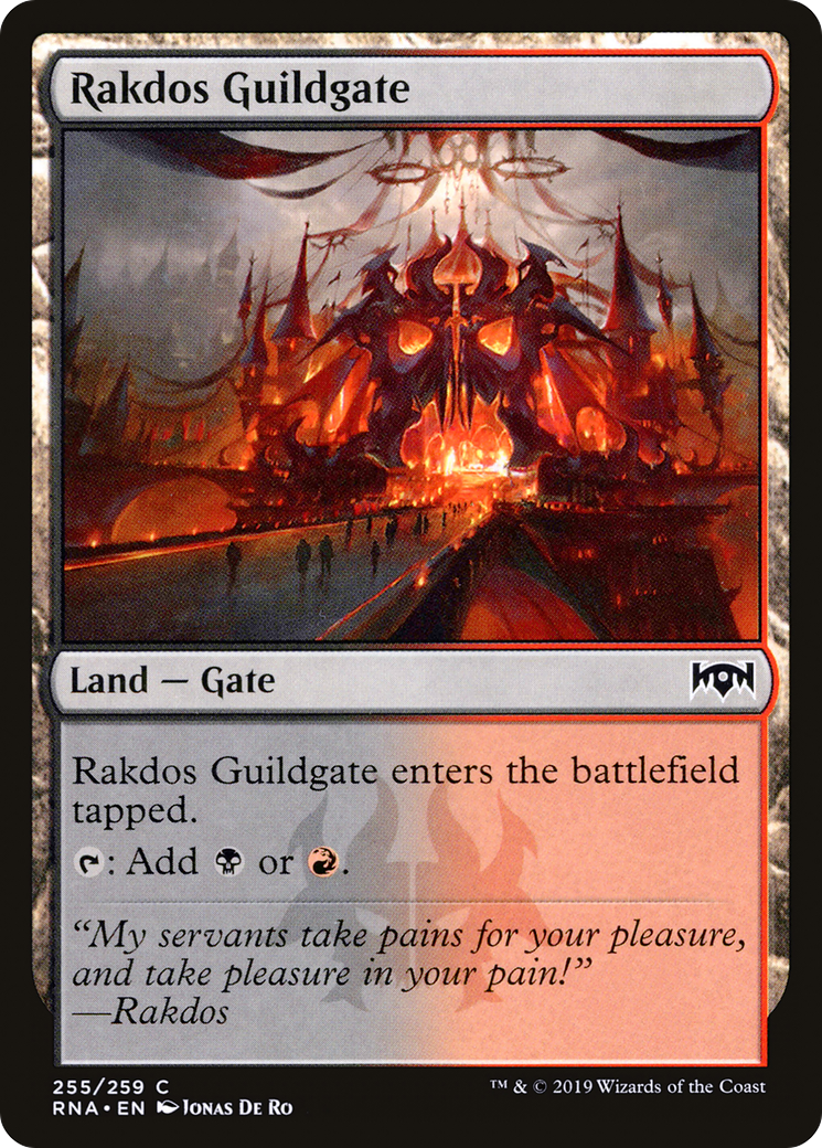 Rakdos Guildgate (255/259) [Ravnica Allegiance]-1
