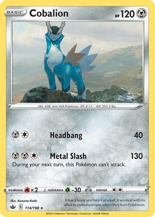 Cobalion (114/198) (Theme Deck Exclusive) [Sword & Shield: Chilling Reign]-1