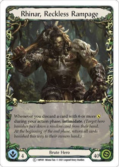 Rhinar, Reckless Rampage [1HP001] (History Pack 1)-1