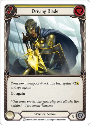 Driving Blade (Yellow) [1HP172] (History Pack 1)-1