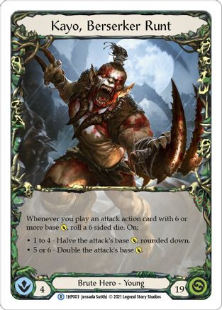 Kayo, Berserker Runt [1HP003] (History Pack 1)-1