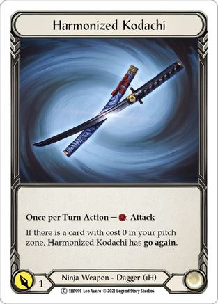 Harmonized Kodachi (Left) [1HP091] (History Pack 1)-1