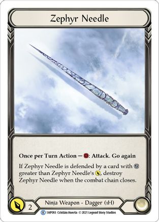 Zephyr Needle (Left) [1HP093] (History Pack 1)-1