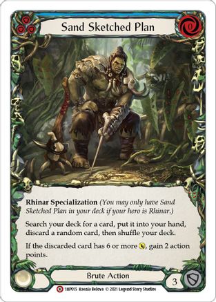 Sand Sketched Plan [1HP015] (History Pack 1)-1