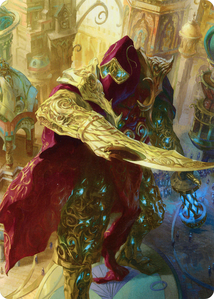 Baral, Chief of Compliance // Baral, Chief of Compliance (AMOM-068) - March of the Machine Art Series (Borderless) Foil-3