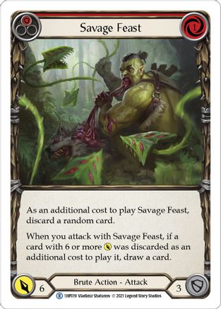 Savage Feast (Red) [1HP019] (History Pack 1)-1