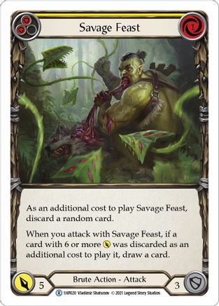 Savage Feast (Yellow) [1HP020] (History Pack 1)-1