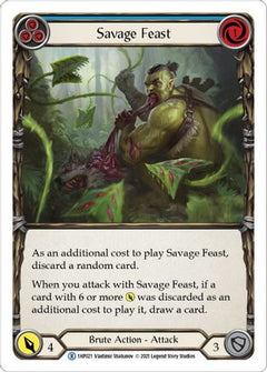 Savage Feast (Blue) [1HP021] (History Pack 1)-1