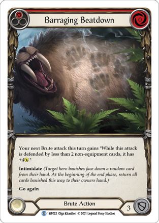 Barraging Beatdown (Red) [1HP022] (History Pack 1)-1