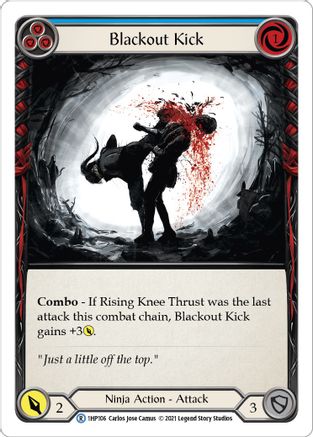 Blackout Kick (Blue) [1HP106] (History Pack 1)-1