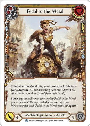 Pedal to the Metal (Yellow) [1HP197] (History Pack 1)-1