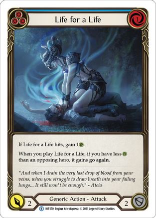 Life for a Life (Blue) [1HP370] (History Pack 1)-1