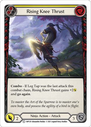 Rising Knee Thrust (Yellow) [1HP120] (History Pack 1)-1