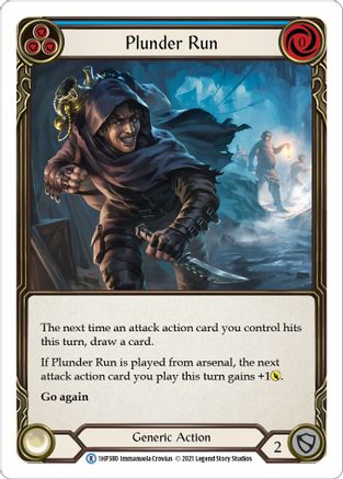 Plunder Run (Blue) [1HP380] (History Pack 1)-1