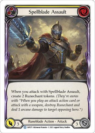 Spellblade Assault (Yellow) [1HP271] (History Pack 1)-1