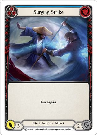 Surging Strike (Blue) [1HP127] (History Pack 1)-1