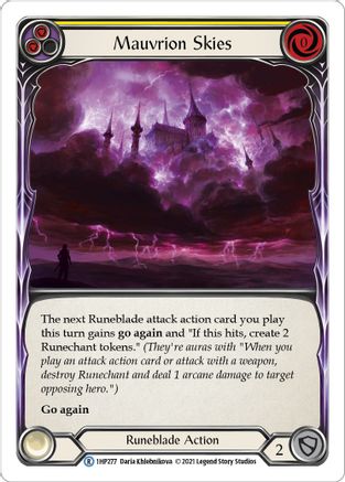 Mauvrion Skies (Yellow) [1HP277] (History Pack 1)-1