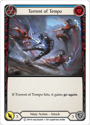 Torrent of Tempo (Blue) [1HP130] (History Pack 1)-1