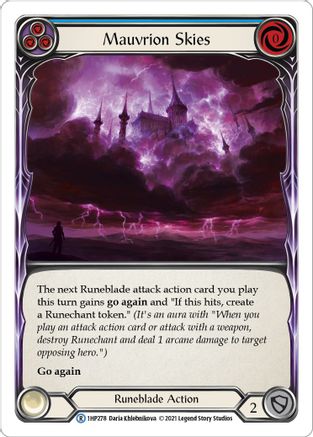 Mauvrion Skies (Blue) [1HP278] (History Pack 1)-1