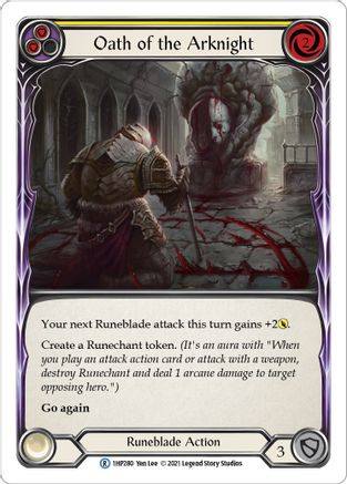 Oath of the Arknight (Yellow) [1HP280] (History Pack 1)-1