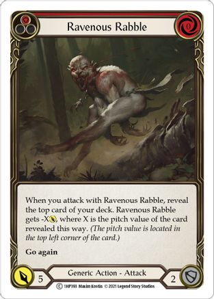 Ravenous Rabble (Red) [1HP393] (History Pack 1)-1