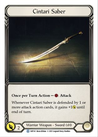 Cintari Saber (Left) [1HP141] (History Pack 1)-1
