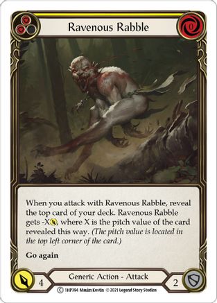 Ravenous Rabble (Yellow) [1HP394] (History Pack 1)-1