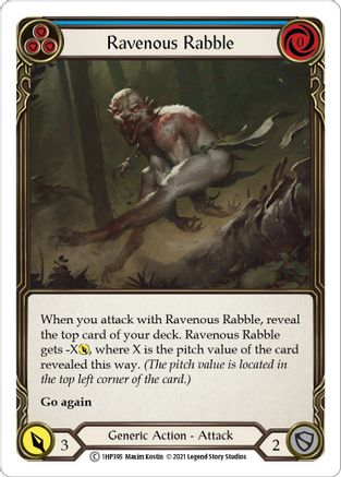 Ravenous Rabble (Blue) [1HP395] (History Pack 1)-1