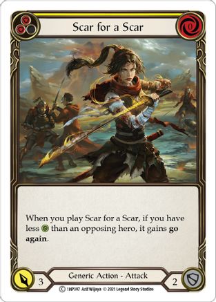 Scar for a Scar (Yellow) [1HP397] (History Pack 1)-1